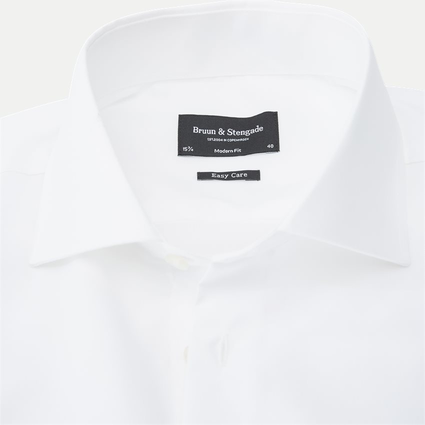 Bruun & Stengade Shirts BEGOVIC SHIRT WHITE