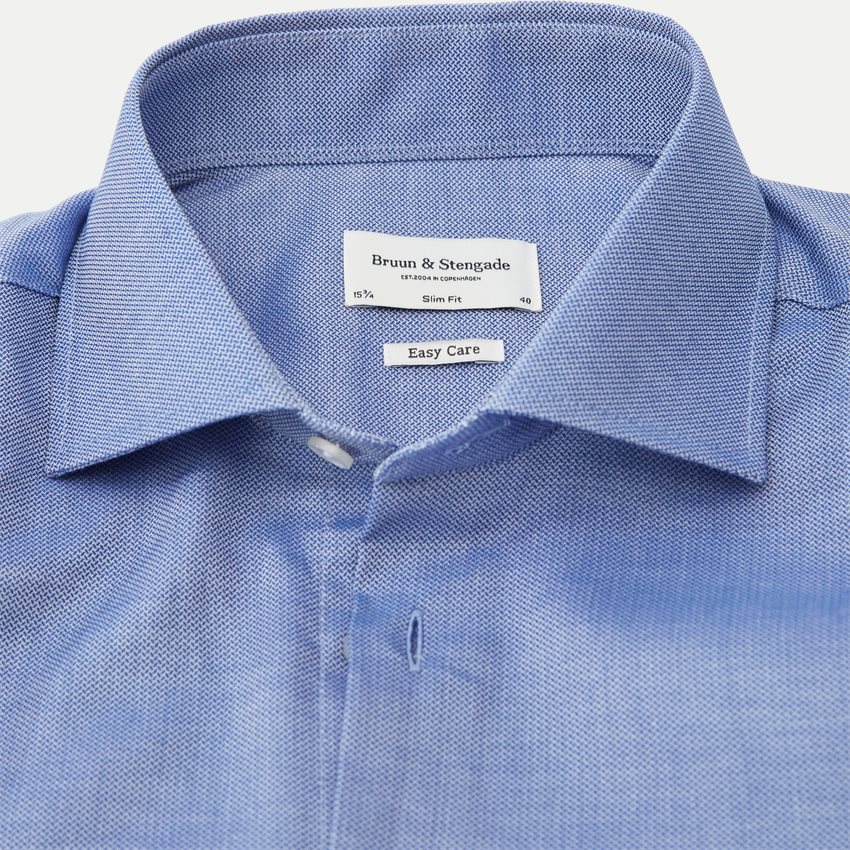 Bruun & Stengade Shirts TOBY SHIRT BLUE