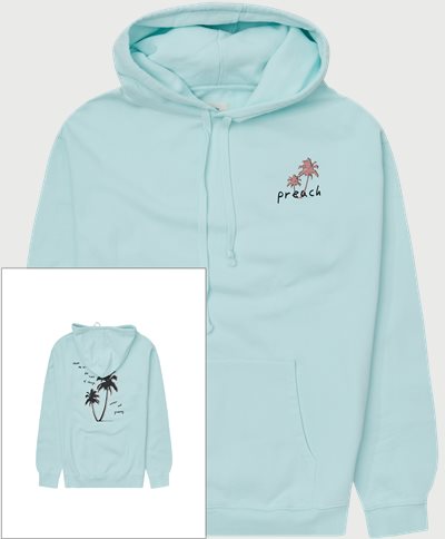Oversized Palm Logo Hoodie Oversize fit | Oversized Palm Logo Hoodie | Turquoise