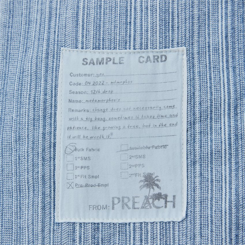 PREACH Jeans STRIPED DENIM PANTS 206146 DENIM