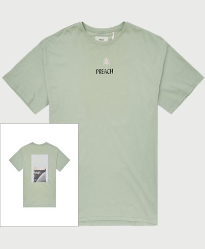 PREACH T-shirts SCRIBBLED TEE 206169 Green
