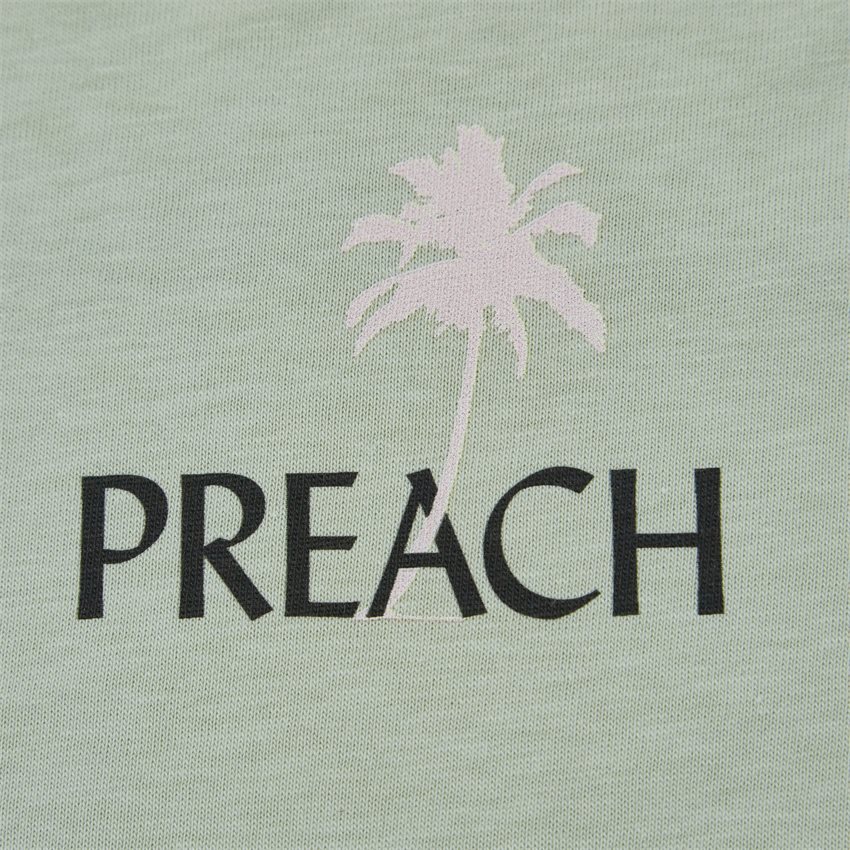 PREACH T-shirts SCRIBBLED TEE 206169 GRØN