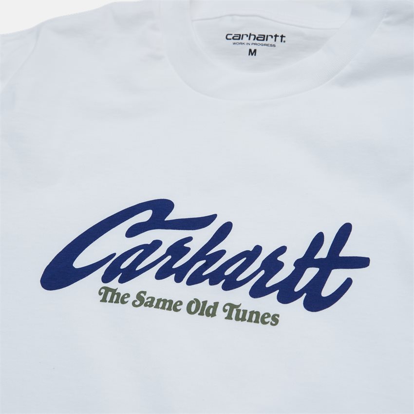 Kejser vinden er stærk klaver S/S OLD TUNES T-SHIRT I031423 T-shirts WHITE fra Carhartt WIP 199 DKK