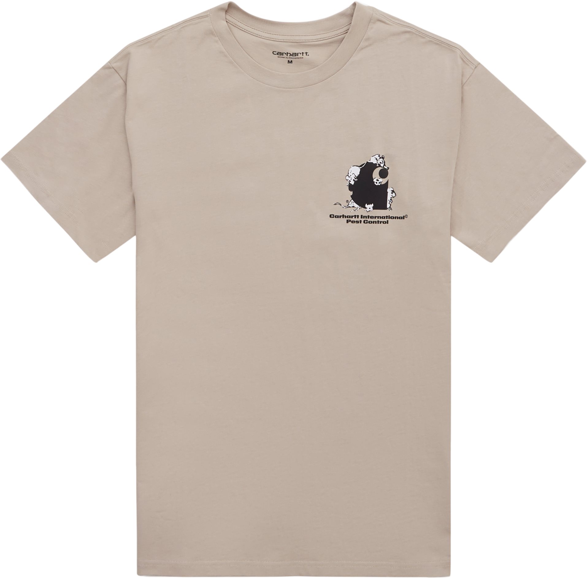 Carhartt WIP T-shirts S/S PEST CONTROL T-SHIRT I0311427 Sand