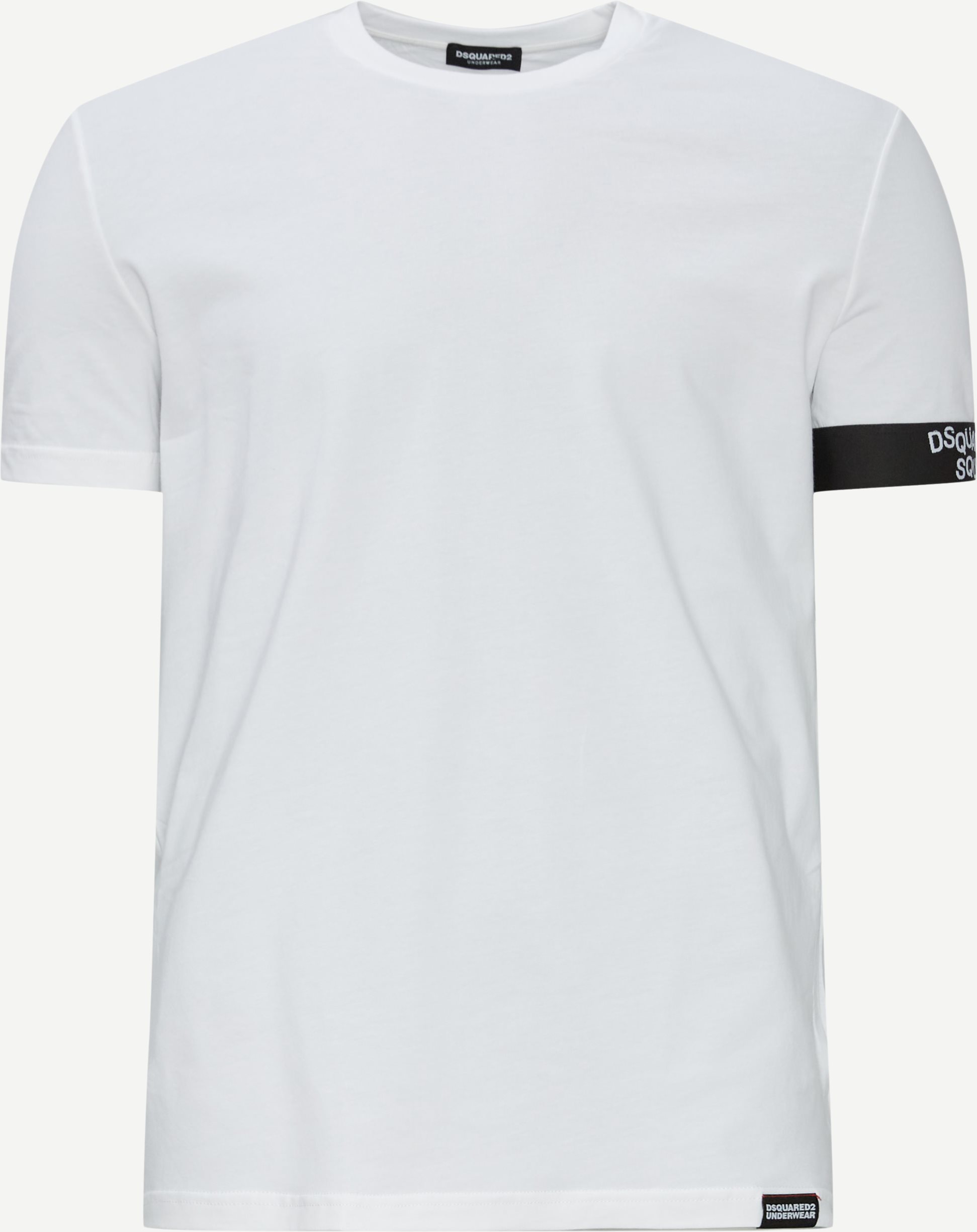 D2 Squat Band T-shirt - T-shirts - Regular fit - Hvid