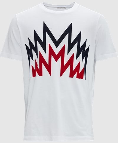 Moncler T-shirts 8C00006 839OT Hvid