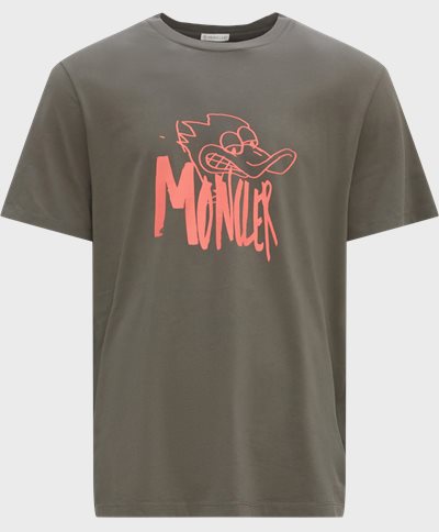 Moncler T-shirts 8C00030 829H8 Army