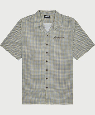 Pleasures Shirts BLESSED BUTTON DOWN Green