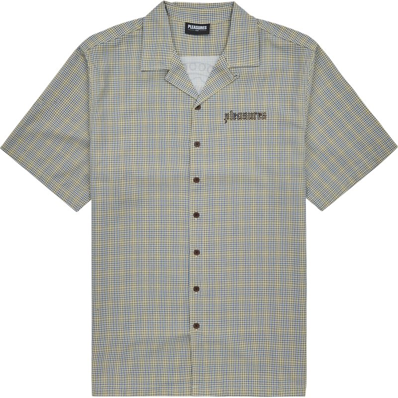 Pleasures Now Blessed Button Down Shirt Green