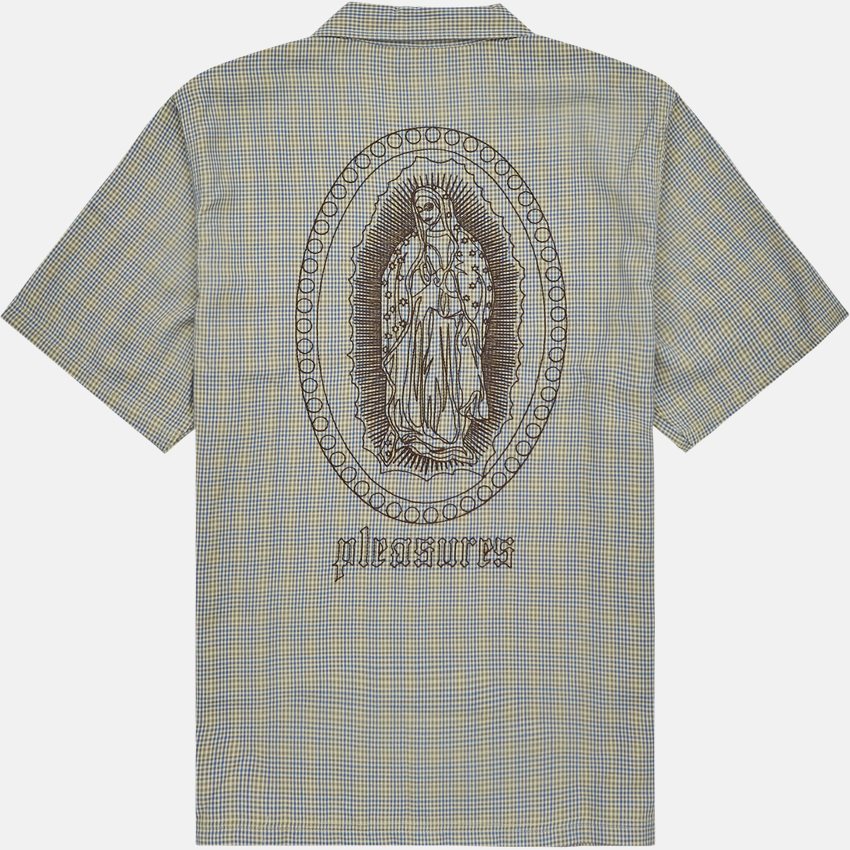Pleasures Shirts BLESSED BUTTON DOWN GREEN