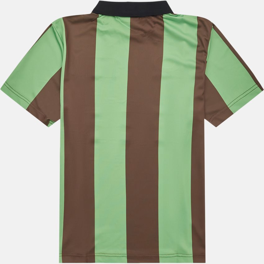 Pleasures T-shirts PENALTY SOCCER JERSEY BROWN/GREEN