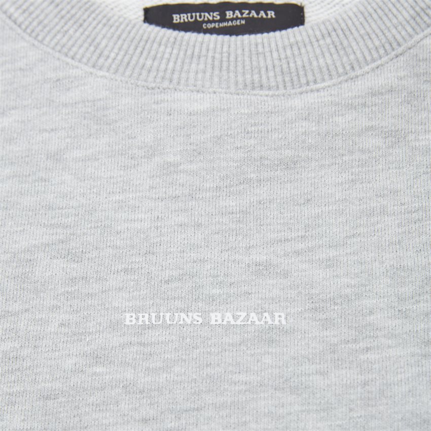 Bruuns Bazaar Sweatshirts BIRK BAIL CREW NECK BBM1480 GRÅ