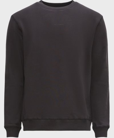 Bruuns Bazaar Sweatshirts BIRK BAIL CREW NECK BBM1480 Svart