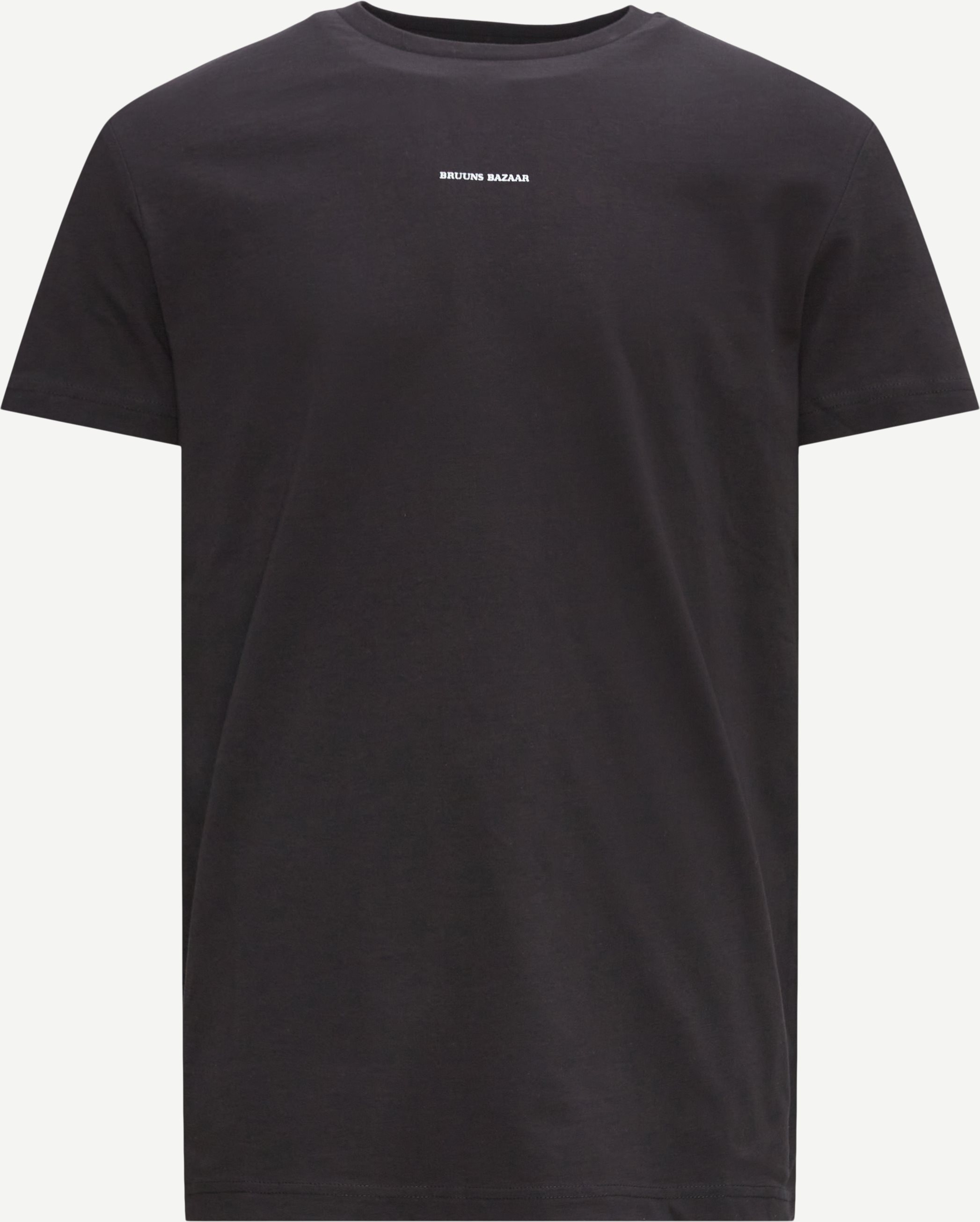 Bruuns Bazaar T-shirts GUSTAVO LOGO TEE BBM1506 Sort