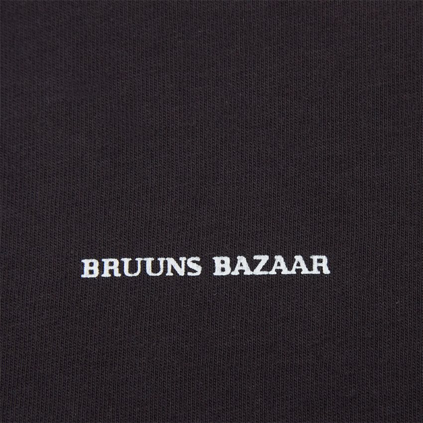 Bruuns Bazaar T-shirts GUSTAVO LOGO TEE BBM1506 SORT
