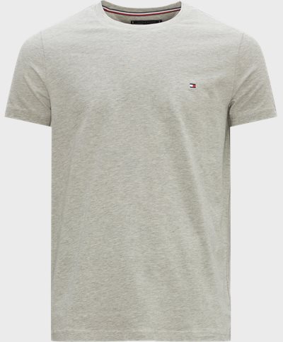 Tommy Hilfiger T-shirts 27539 CORE STRETCH SLIM C-NECK TEE Grey