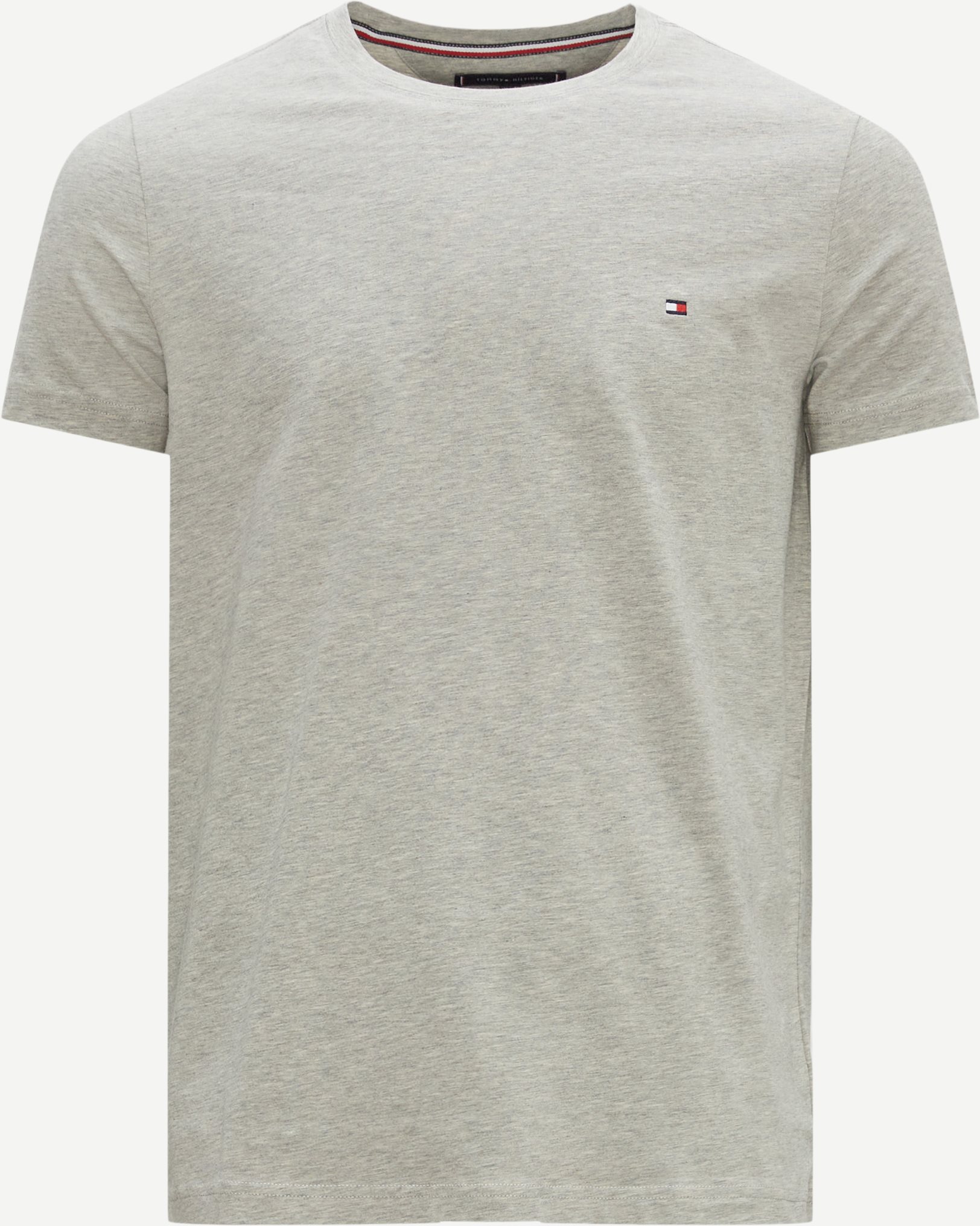 Tommy Hilfiger T-shirts 27539 CORE STRETCH SLIM C-NECK TEE Grey