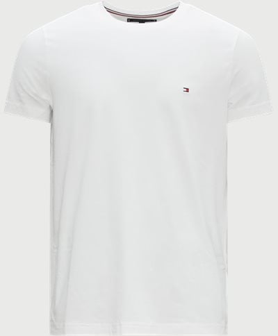 Tommy Hilfiger T-shirts 27539 CORE STRETCH SLIM C-NECK TEE White
