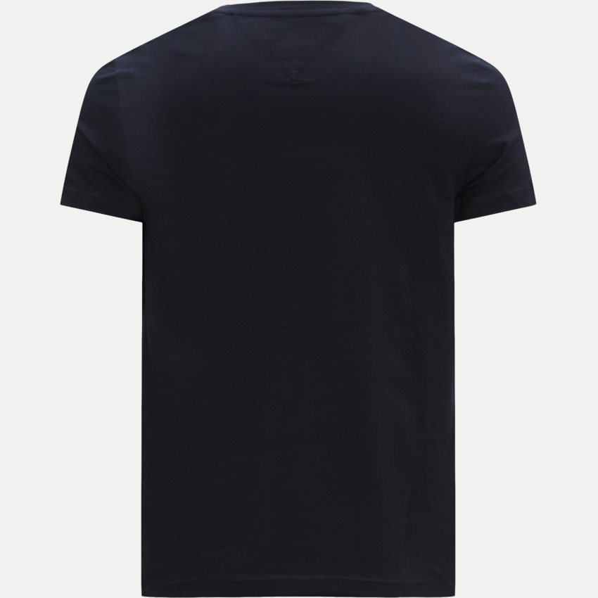 Tommy Hilfiger T-shirts 27539 CORE STRETCH SLIM C-NECK TEE NAVY