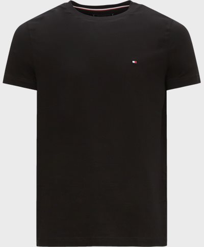 Tommy Hilfiger T-shirts 27539 CORE STRETCH SLIM C-NECK TEE Black