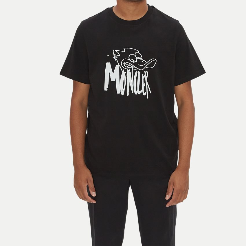 Moncler T-shirts 8C00030 829HB SORT