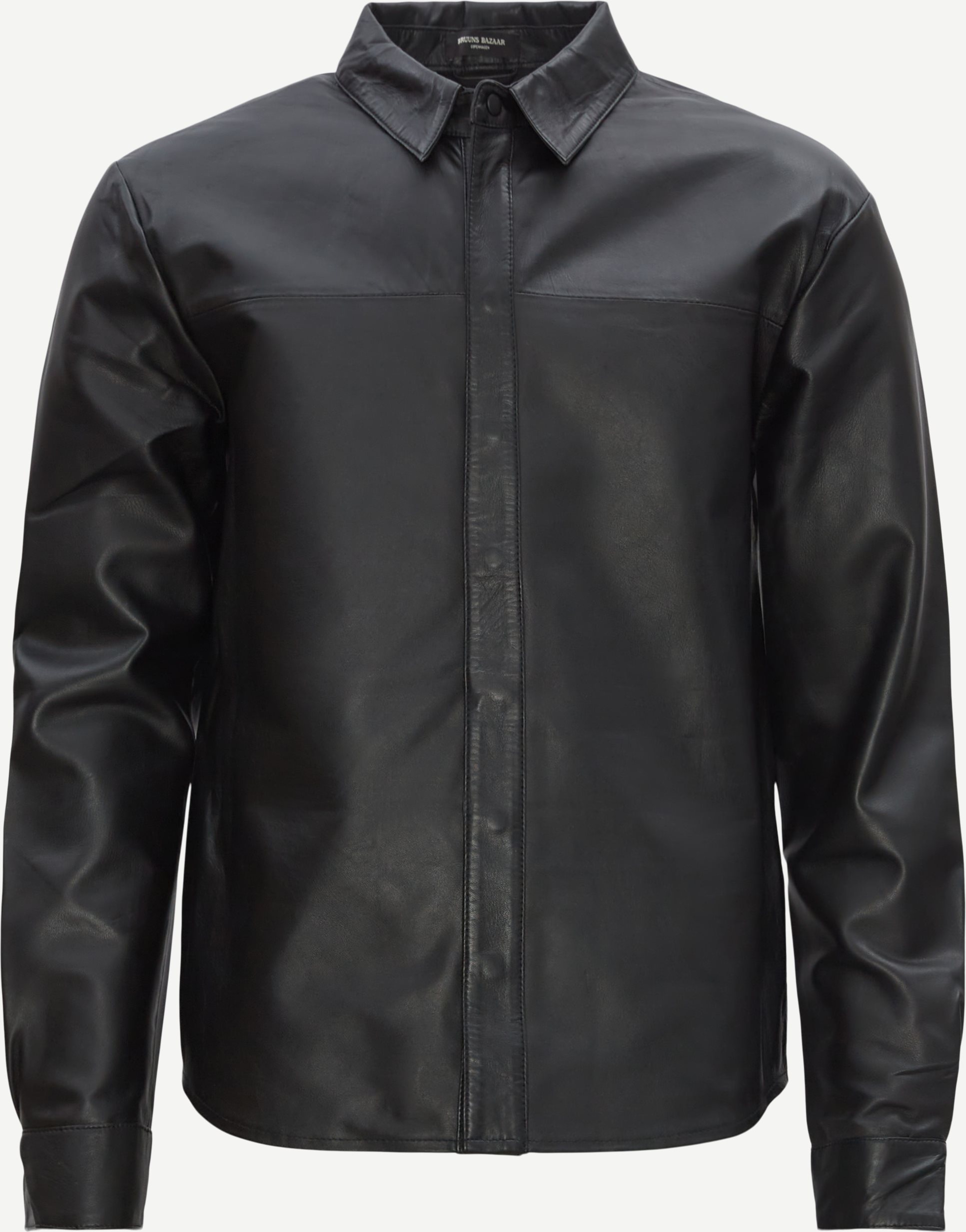 Bruuns Bazaar Shirts SKIN BARLEY SHIRT BBM1401 Black