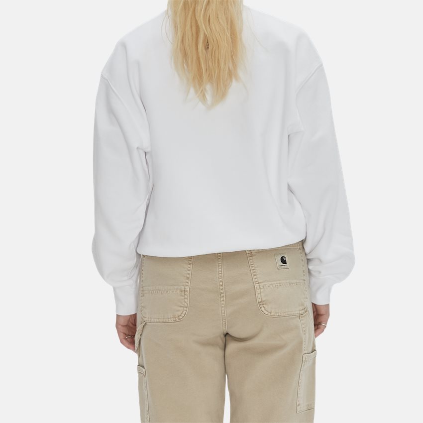 Carhartt WIP Women Sweatshirts W VERSE SCRIPT SWEAT I030635 WHITE