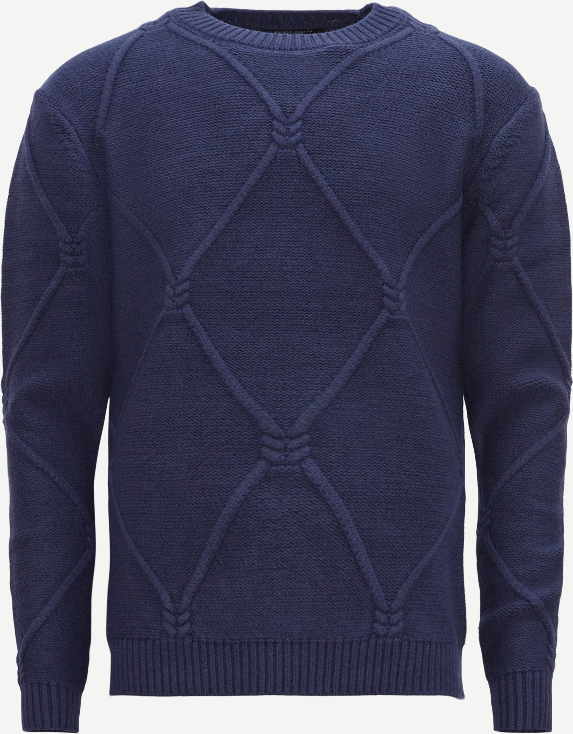 Bruuns Bazaar Knitwear NIRO CREW NECK KNIT BBM1479 Blue