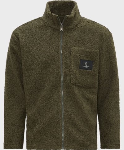 Bruuns Bazaar Sweatshirts KALI HORTONA SWEAT CARDIGAN BBM1505 Armé