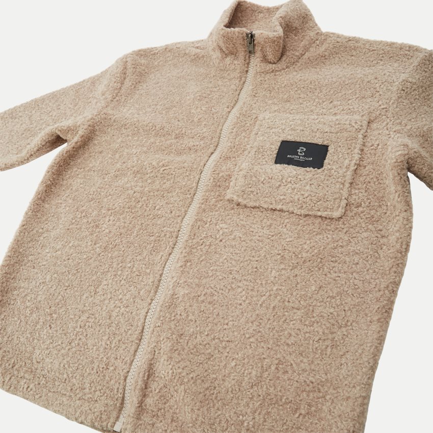 Bruuns Bazaar Sweatshirts KALI HORTONA SWEAT CARDIGAN BBM1505 SAND