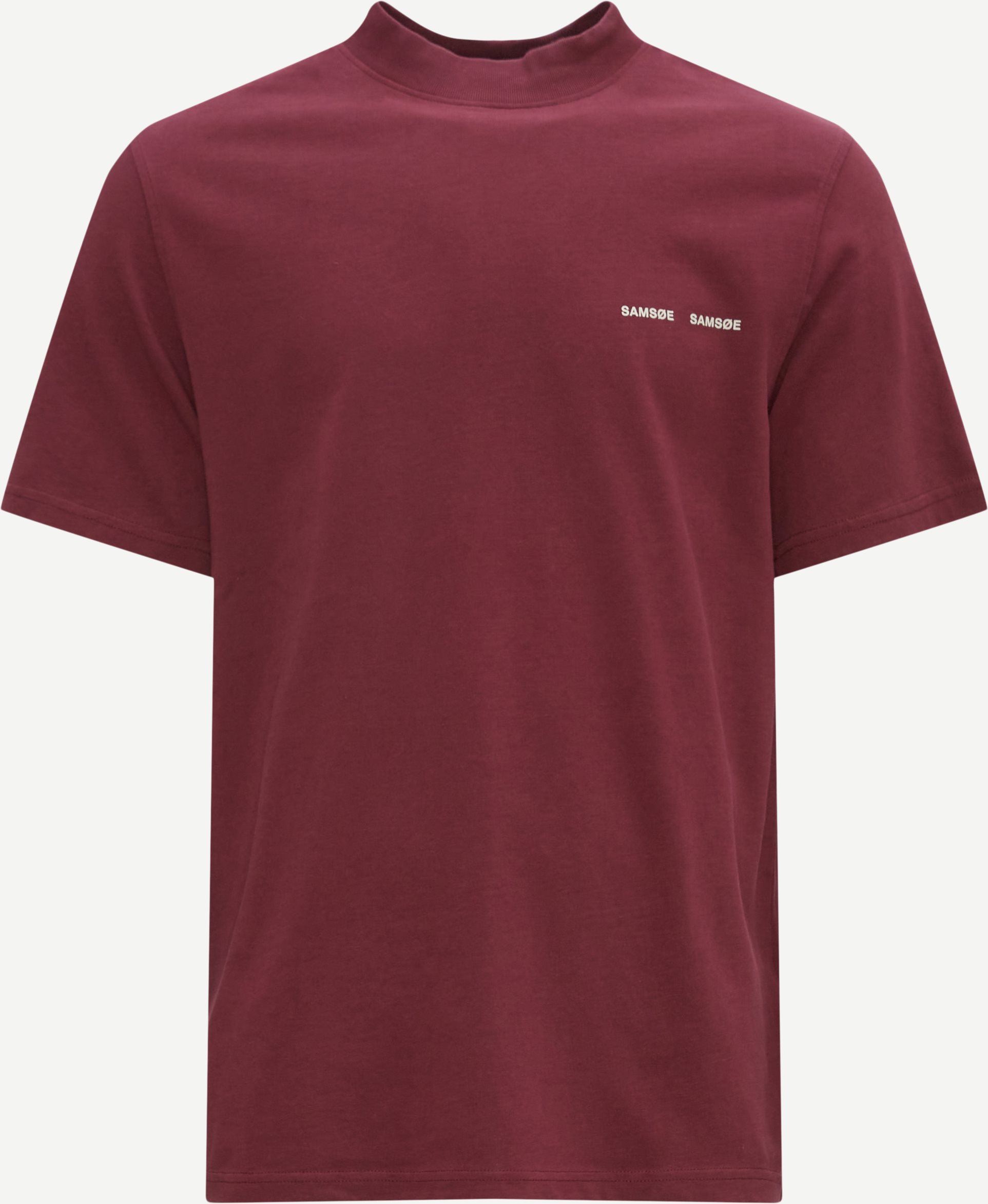 Samsøe Samsøe T-shirts NORSBRO T-SHIRT 6024 Rød