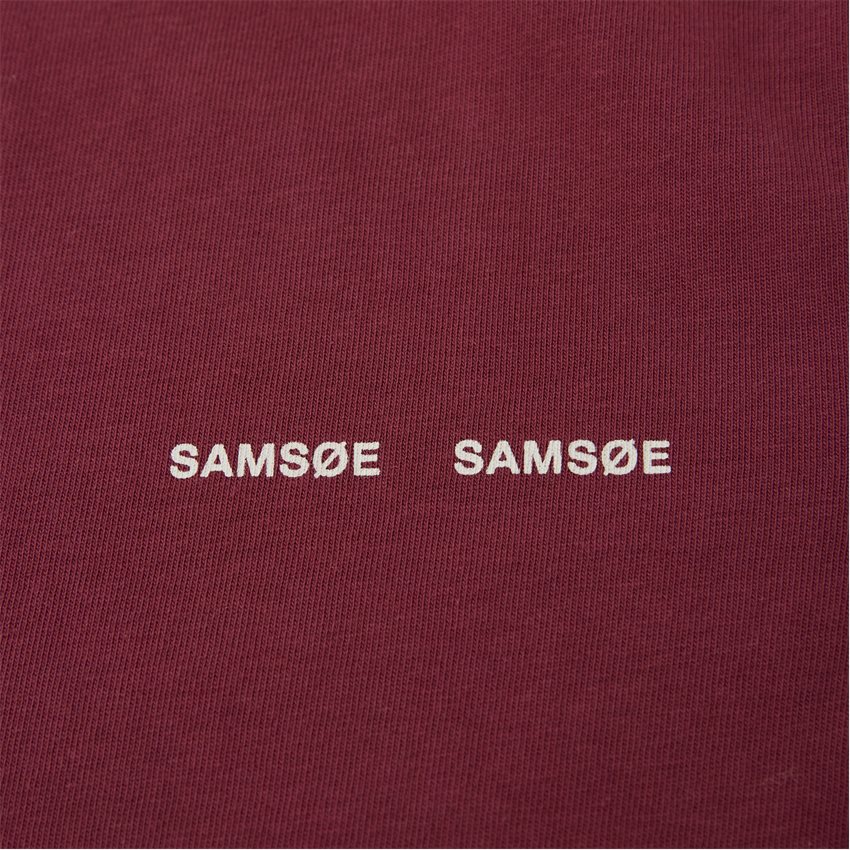 Samsøe Samsøe T-shirts NORSBRO T-SHIRT 6024 WINE