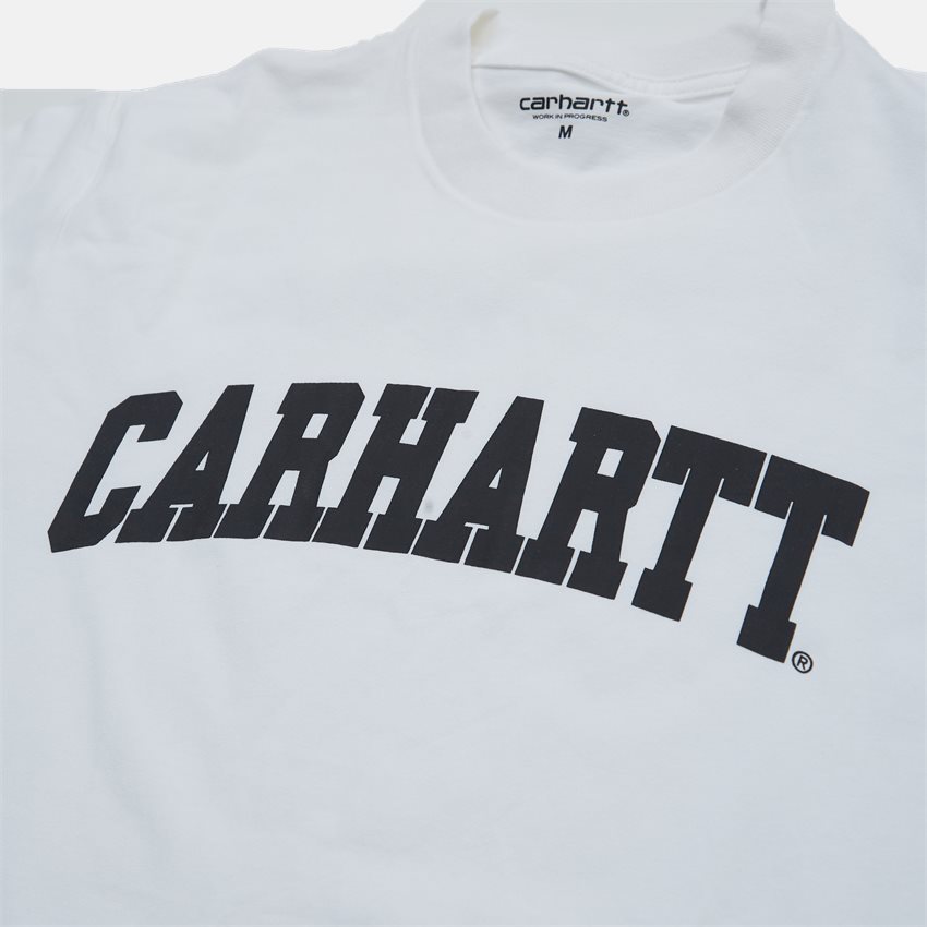 Carhartt WIP T-shirts S/S UNIVERSITY I028990 WHITE