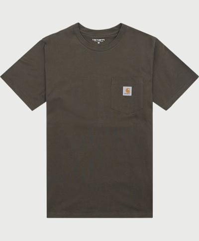 Carhartt WIP T-shirts S/S POCKET I030434 Grøn