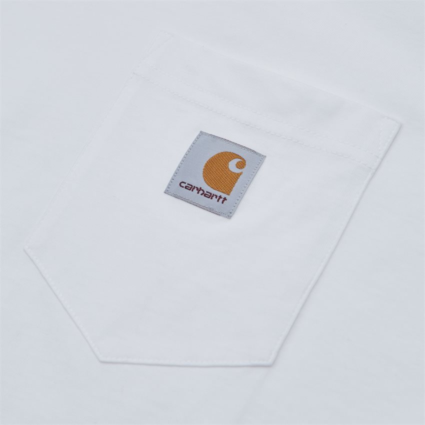 Carhartt WIP T-shirts S/S POCKET I030434 WHITE