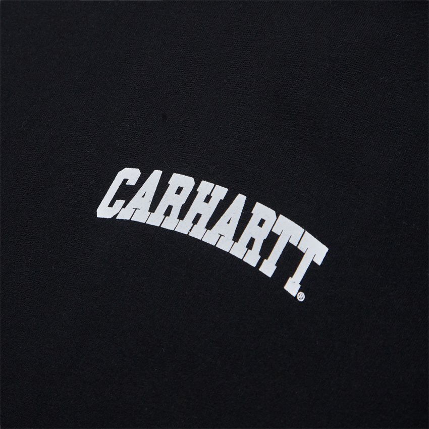 Carhartt WIP T-shirts S/S UNIVERSITY SCRIPT I028991 BLACK