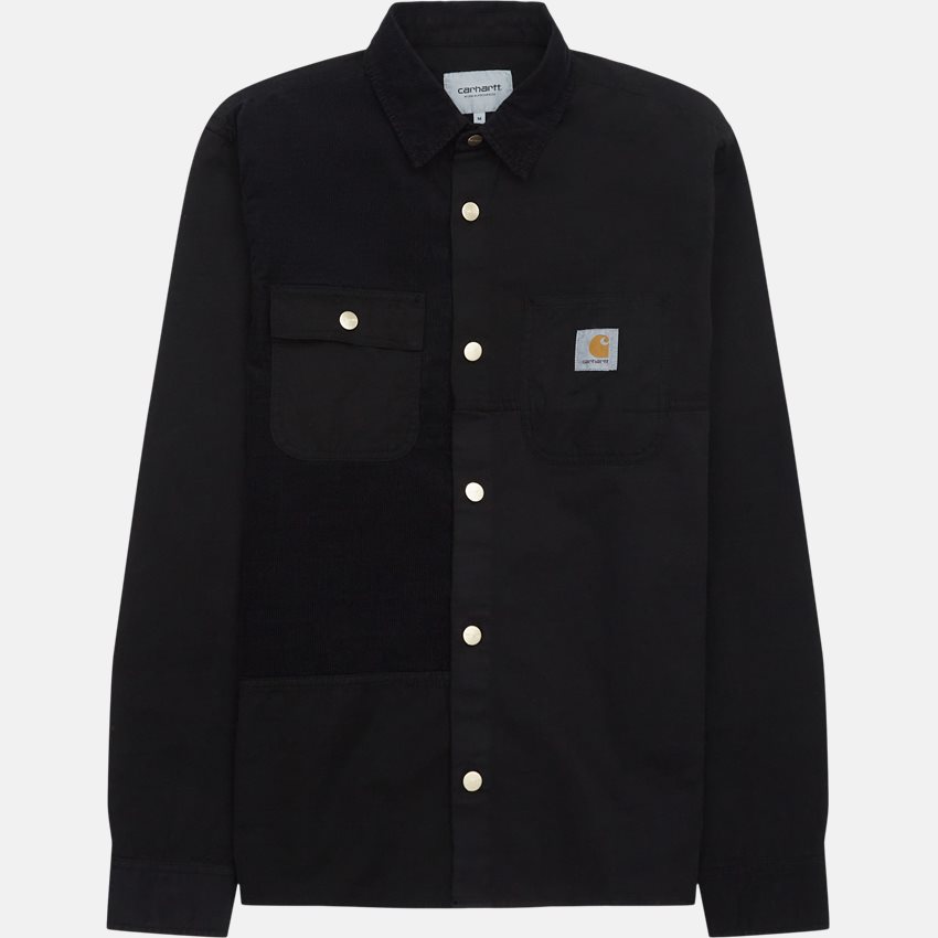 Carhartt WIP Skjorter L/S MEDLEY I030457 BLACK