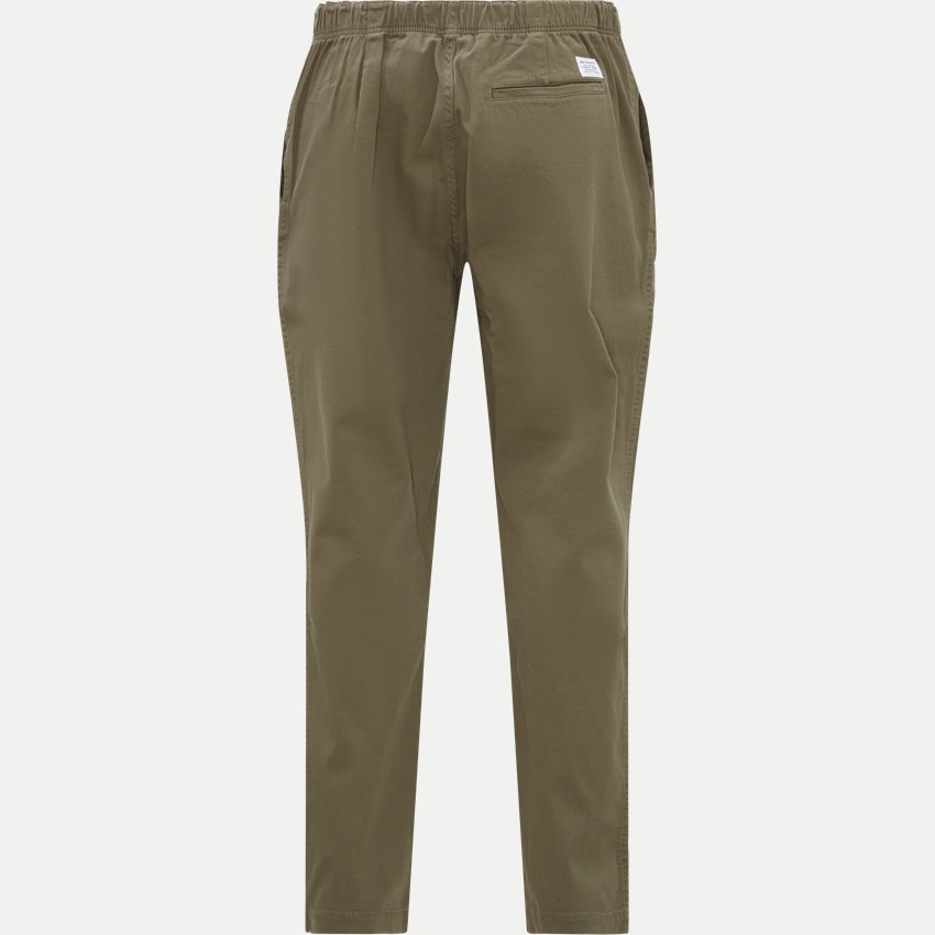 Norse Projects Byxor EZRA LIGHT STRETCH ARMY