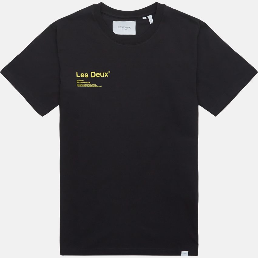 Les Deux T-shirts BRODY T-SHIRT LDM101115 BLACK
