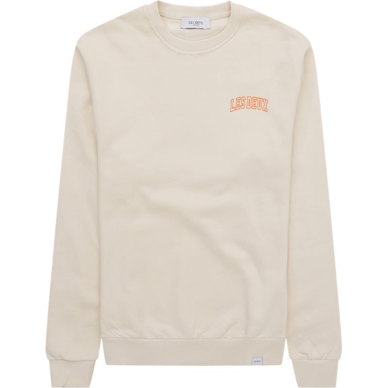 Les Deux Blake Sweatshirt Ldm200103 Ivory/dusty Orange