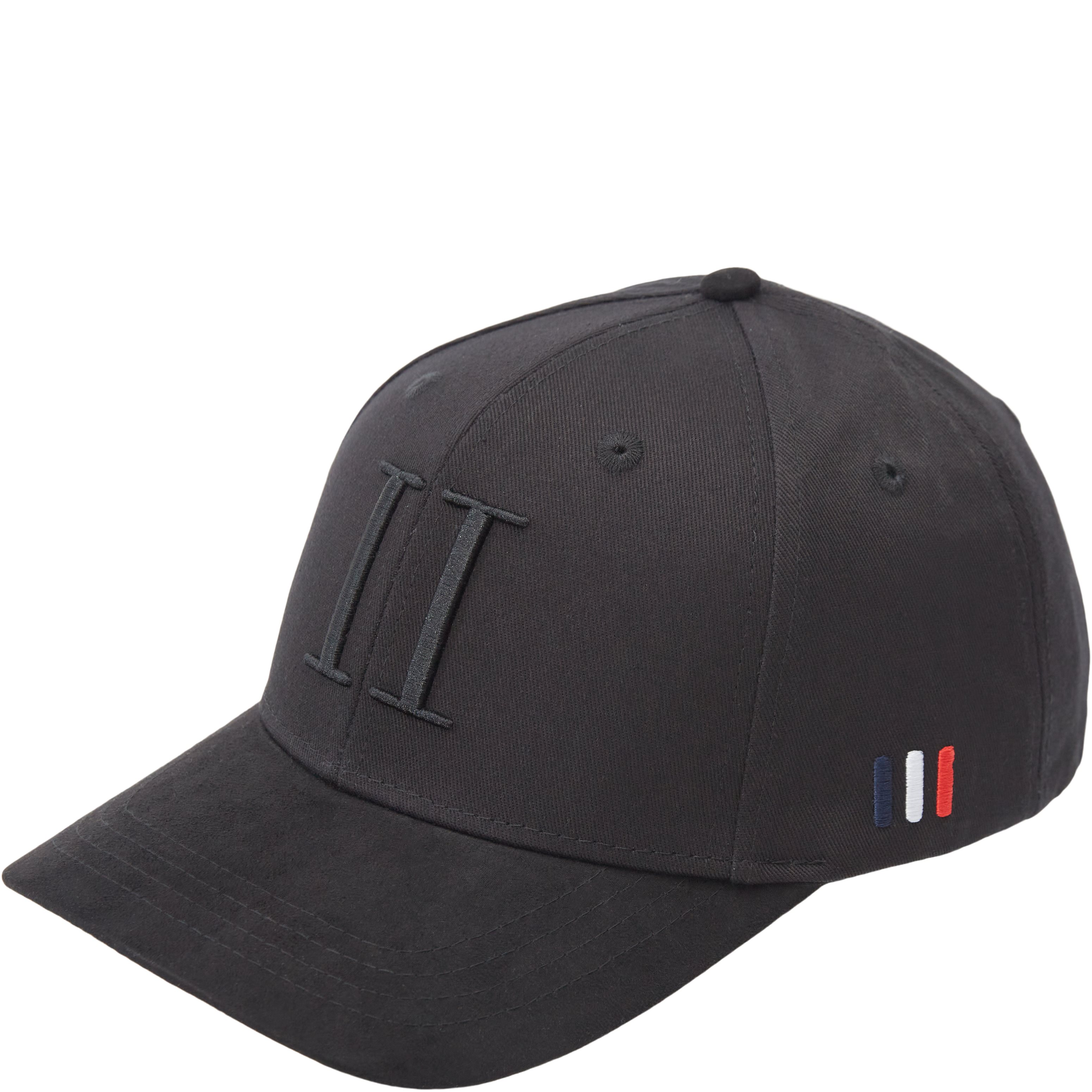 Les Deux Caps BASEBALL CAP SUEDE II LDM702003 Black