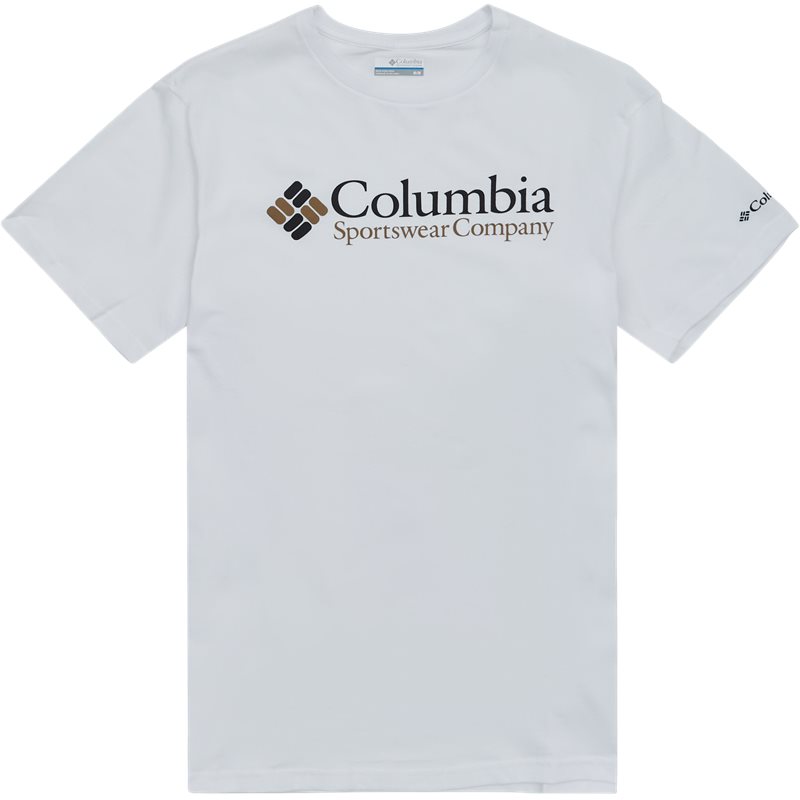 Columbia Basic Logo Tee Hvid