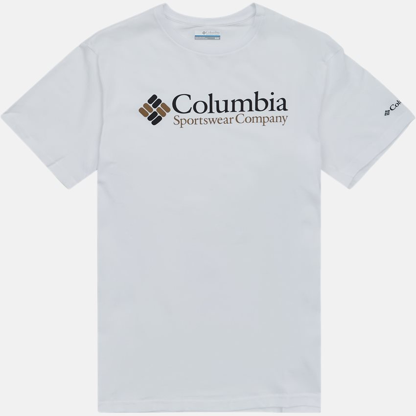 Columbia T-shirts CSC BASIC S LOGO T-SHIRT HVID