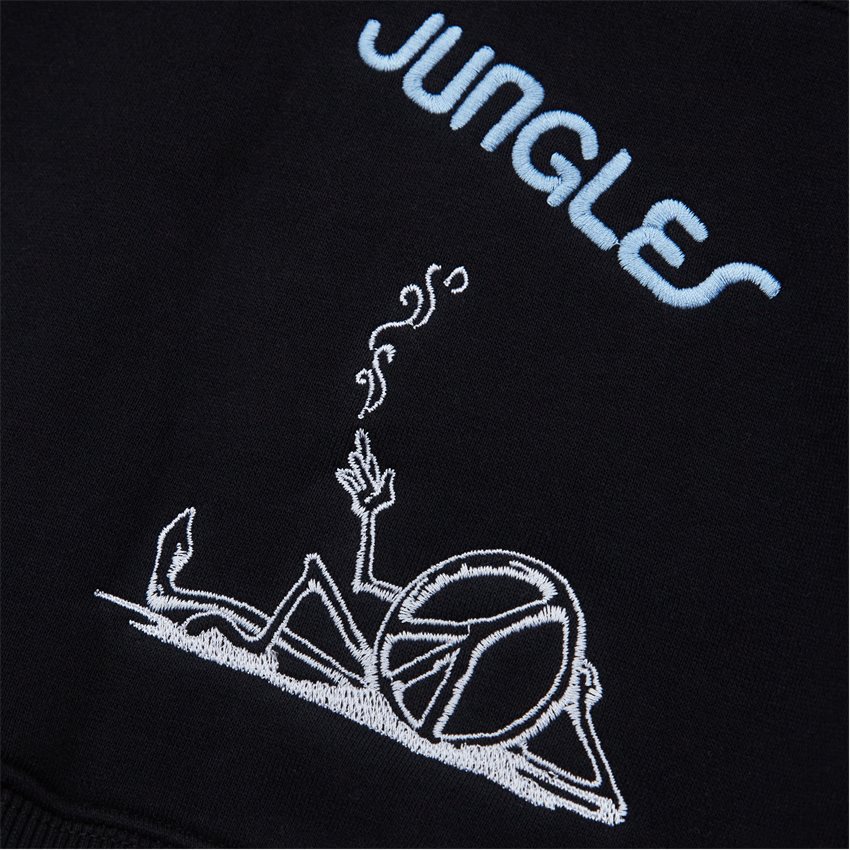 Jungles Jungles Sweatshirts ADDICTED TO POSITIVITY HOODIE BLACK