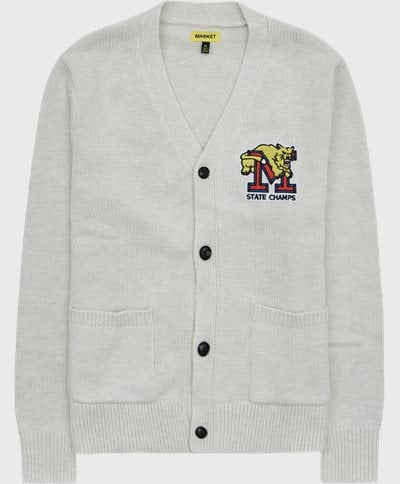 Market Knitwear STATE CHAMPS CARDIGAN Sand