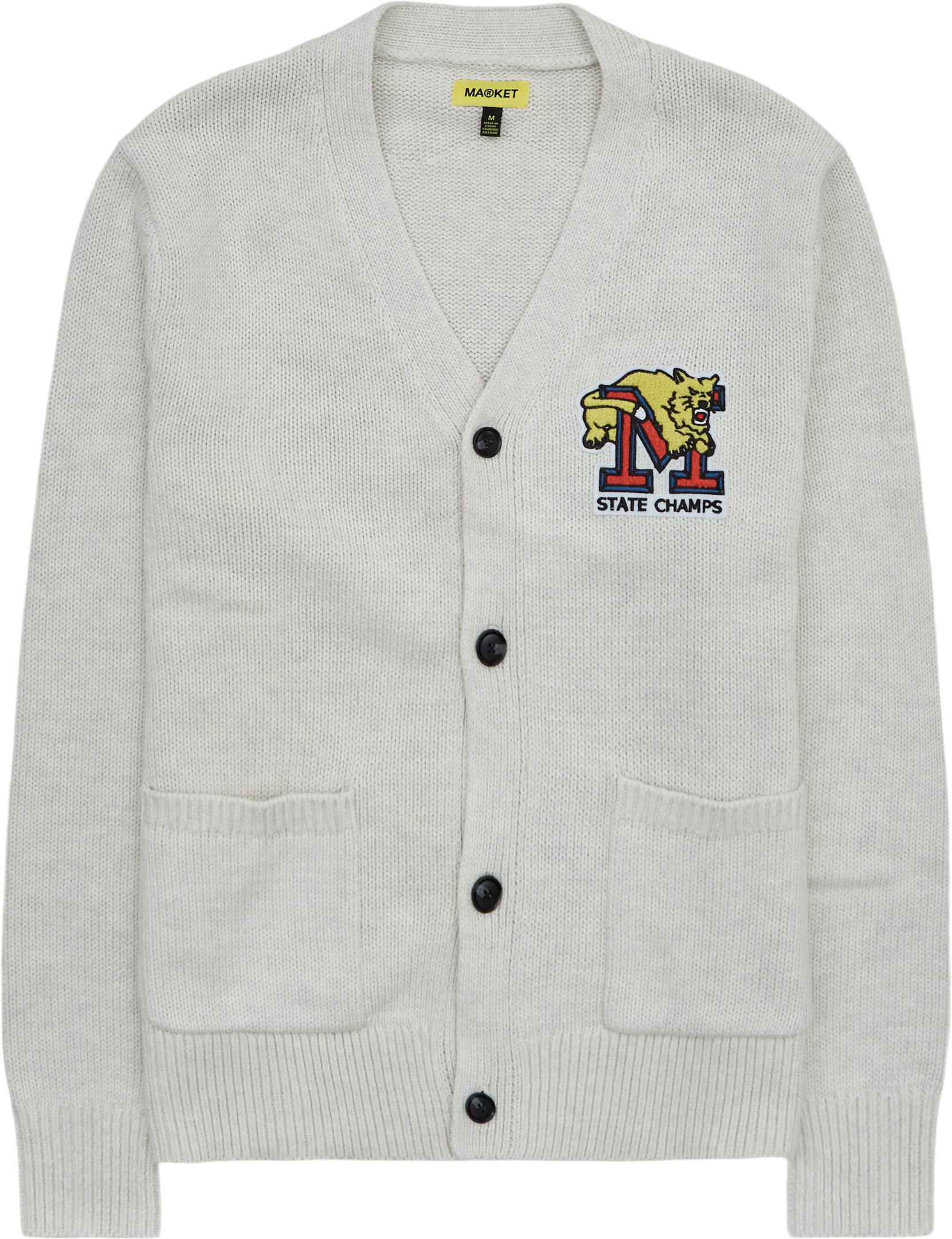 Market Knitwear STATE CHAMPS CARDIGAN Sand