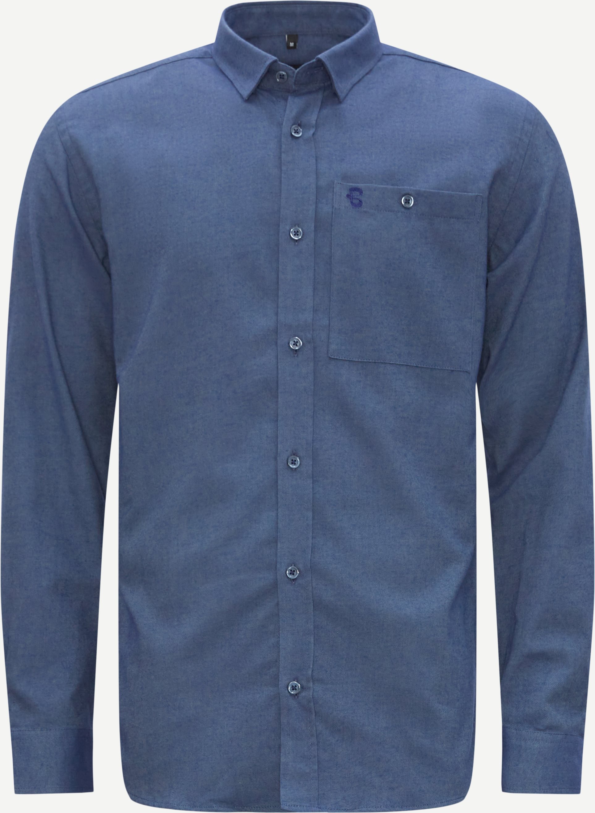 Bruuns Bazaar Shirts CASH LAURENT SHIRT BBM1394 Blue