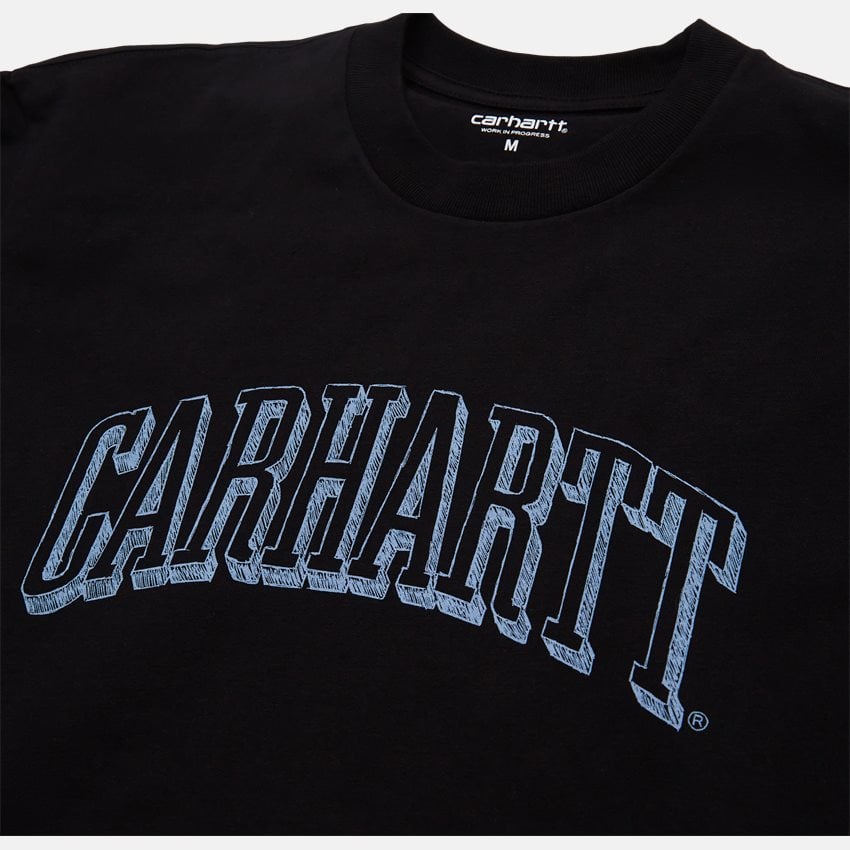Carhartt WIP T-shirts SCRAWL SCRIPT I031025 BLACK