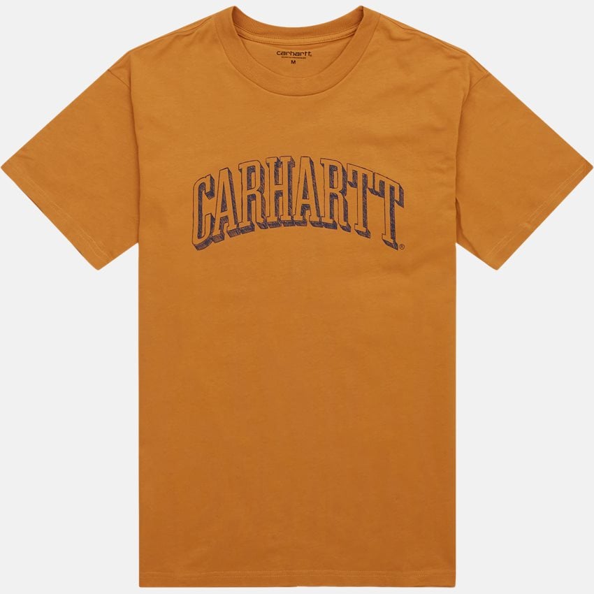 Carhartt WIP T-shirts SCRAWL SCRIPT I031025 OCHRE