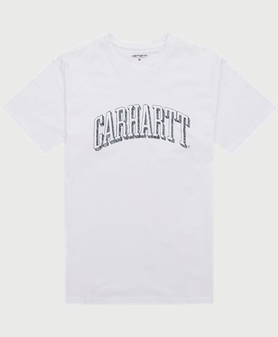 Carhartt WIP T-shirts SCRAWL SCRIPT I031025 Vit